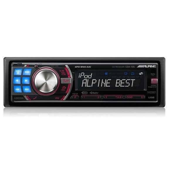 ALPINE CDA-105E  CD/MP3/WMA/AAC Receiver