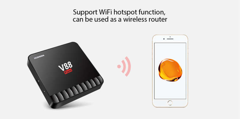 V88 Piano Android TV Box