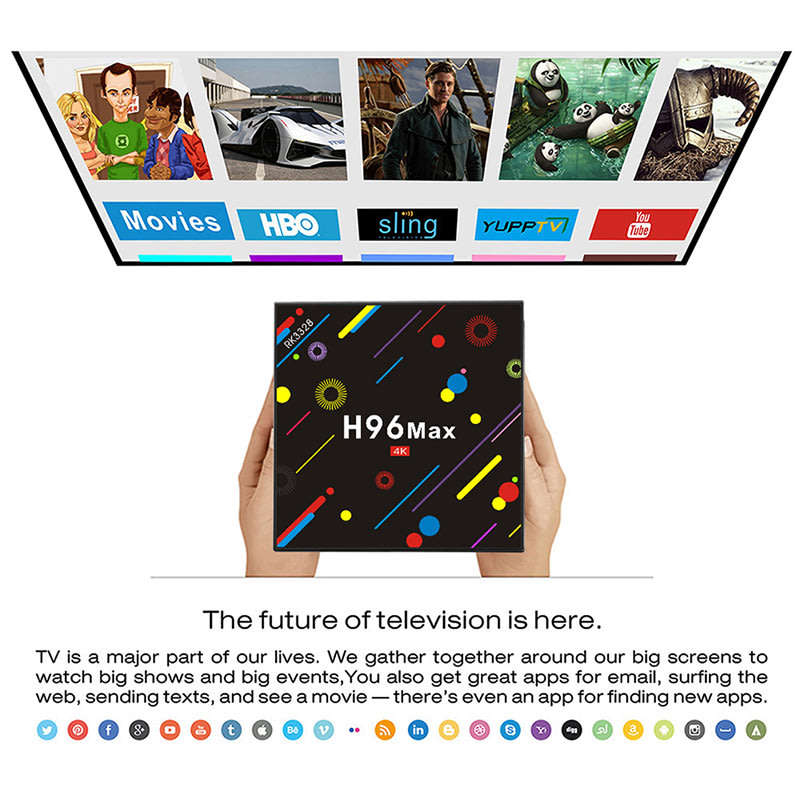 H96 MAX Android TV Box