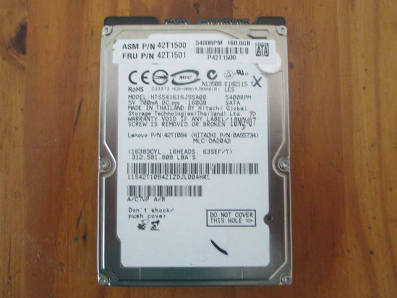 Hitachi sata hard drive