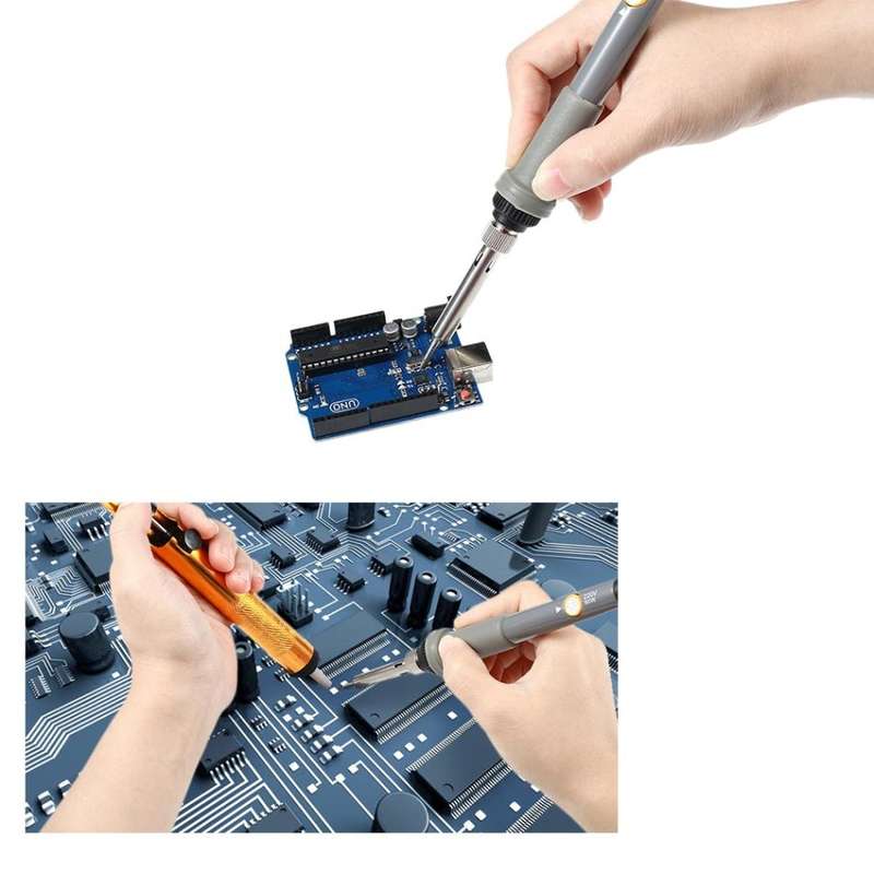 60W 220v Electronic Soldering Iron Kit with Temperature Control