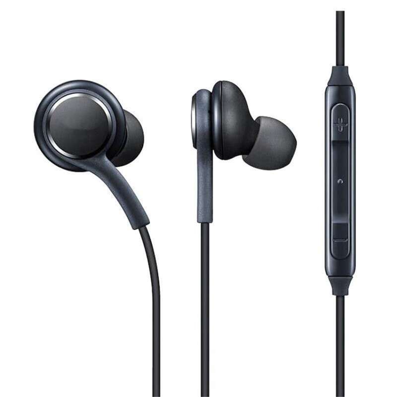 Headphones for Samsung Galaxy S9 / S8 / S8 Plus Handsfree Earphones - BLACK