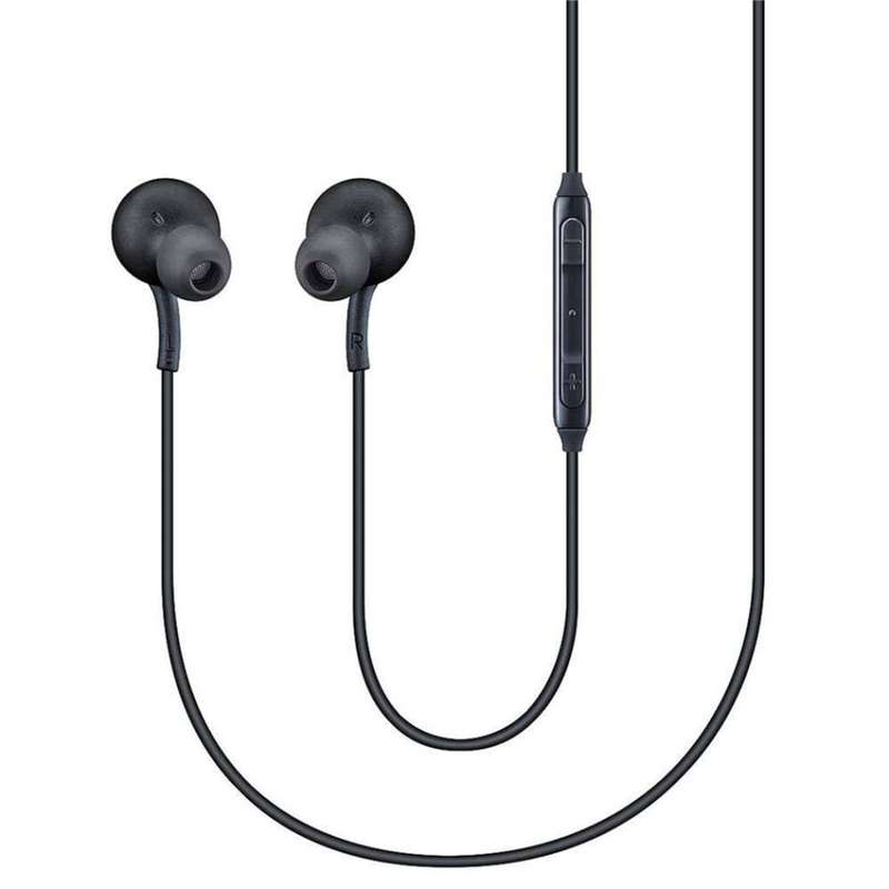 Headphones for Samsung Galaxy S9 / S8 / S8 Plus Handsfree Earphones - BLACK