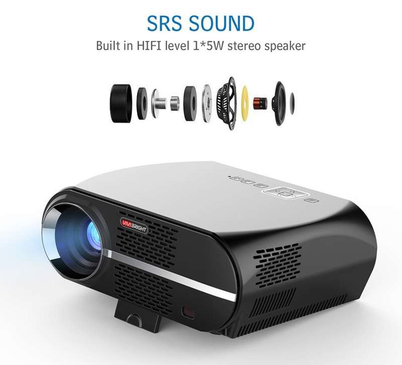 VIVIBRIGHT GP100 1280X800 HD Support Projector