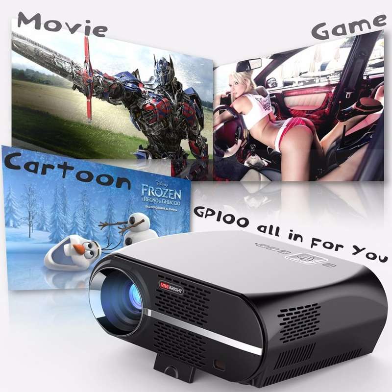 VIVIBRIGHT GP100 1280X800 HD Support Projector