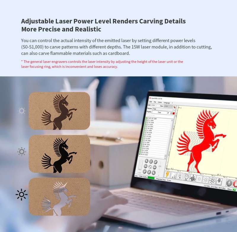 Ortur Laser Master 15W Desktop Laser Engraver Cutter Laser Engraving Machine