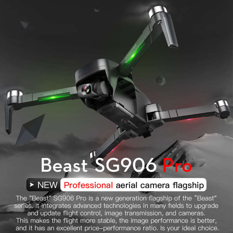 SG906 Beast PRO Edition Dual GPS 4K HD Camera RC Drone - X3 Battery