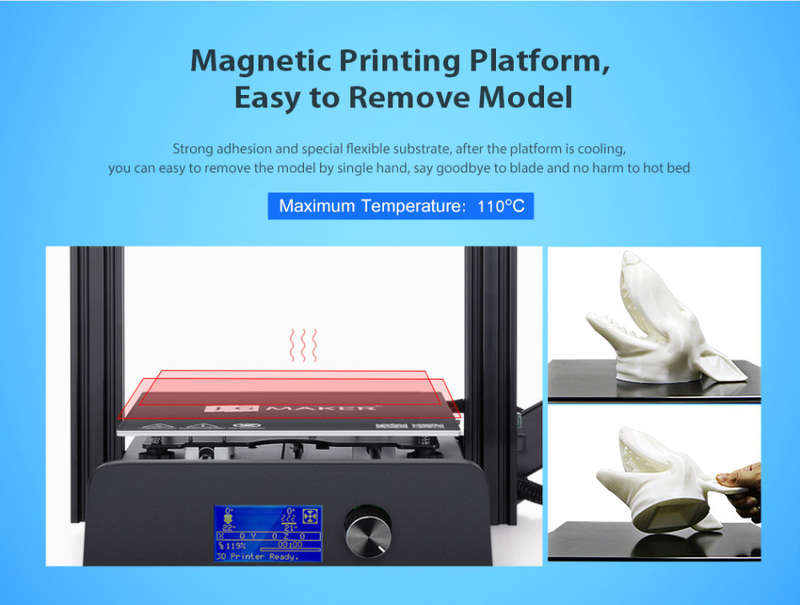 JGMAKER Magic High Precision DIY FDM Frame Kit 3D Printer