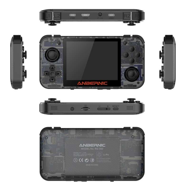 ANBERNIC RG350P Retro Gaming Console + 2500 Games