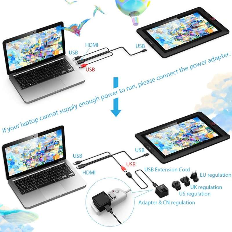 XP-Pen Artist Pro 15.6 inches Graphics Drawing Tablet