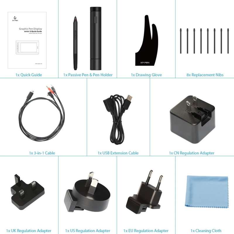 XP-Pen Artist 12 Graphics Drawing Tablet