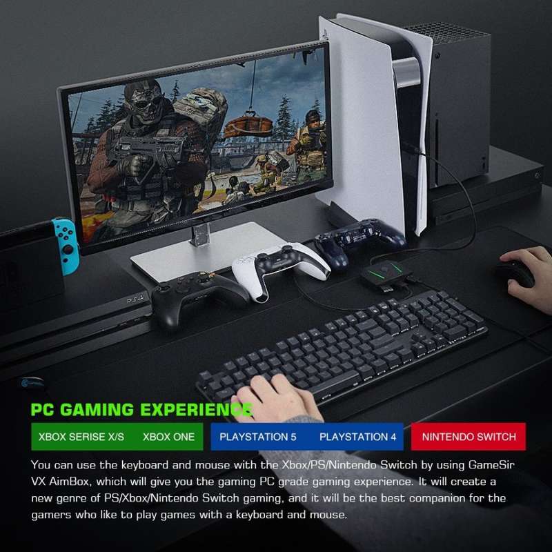 GameSir VX AimBox Mouse Converter For Xbox One / S / Series X / PS4 and Switch