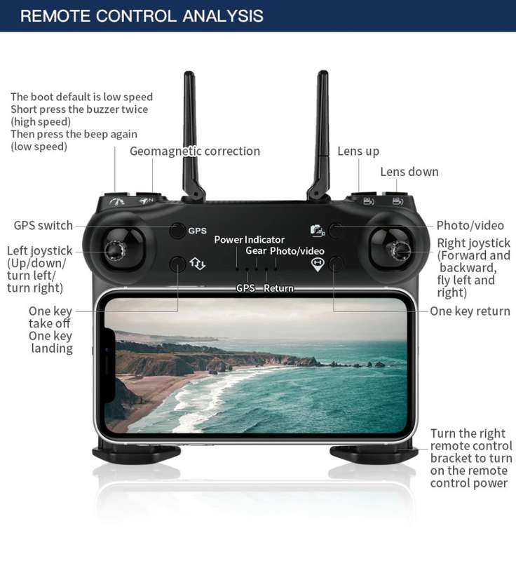 ZLL SG700 PRO 4K HD WiFi RC Quadcopter Drone + 3 Battery