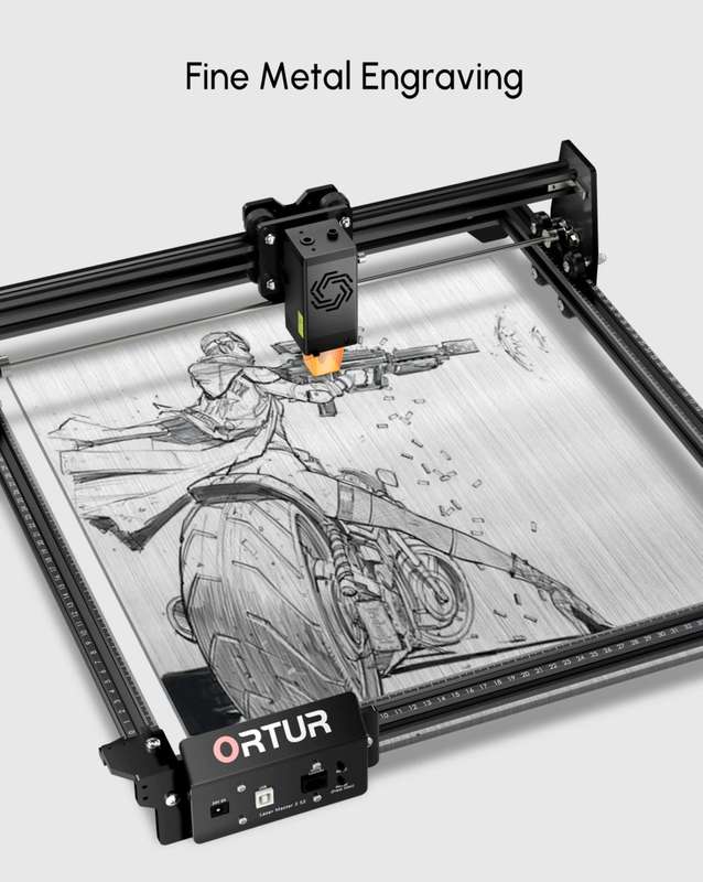 ORTUR Laser Master 2 S2 LU2-10W Upgrade 40W Laser Engraver Cutting Laser Engraving Machine