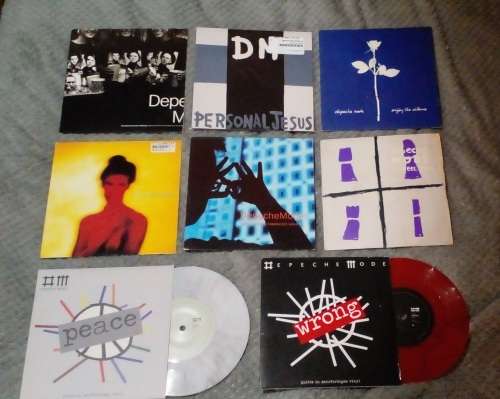 Depeche mode complete UK 7` vinyl collection
