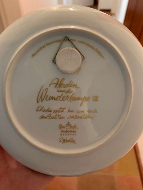 Aladdin Und Die Wunderlampe - Motiv IX - Sammel - Teller Rosenthal Plate - No Box