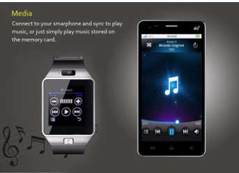 Bluetooth Android Smart Watch, iPhone Smart Watch