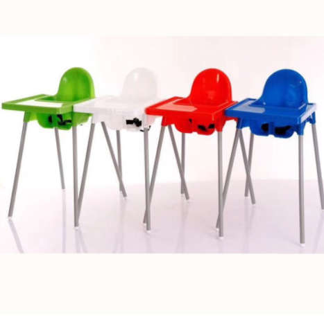 HIGH FEEDING CHAIR WITH TRAY AND BELT