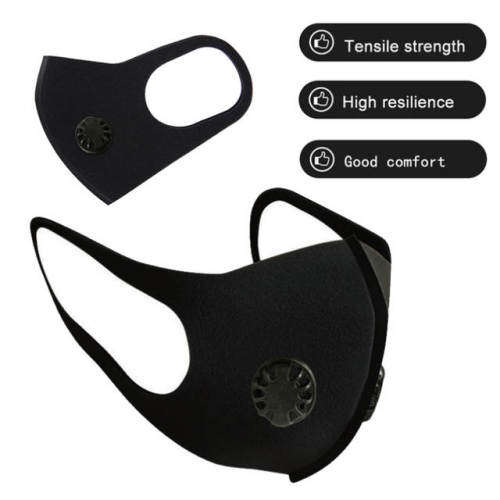 6 PACK NANOMATERIAL  WASHABLE FACE  WITH  DUAL RESPIRATOR VALVE