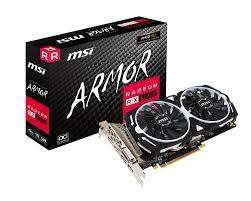 MSI Armor RX570 4GB Graphics Card
