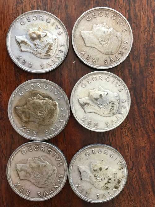 # 1952 SILVER FIVE SHILLING #