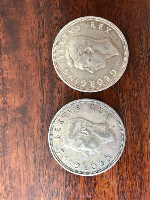 # 1951 SILVER FIVE SHILLING #