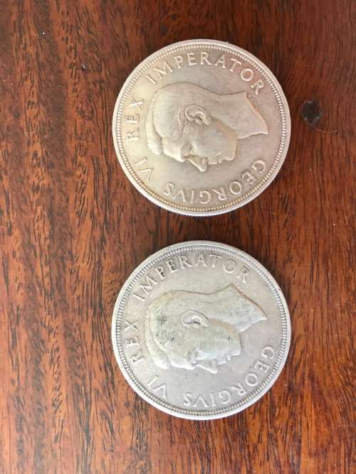# 1947 SILVER FIVE SHILLING #