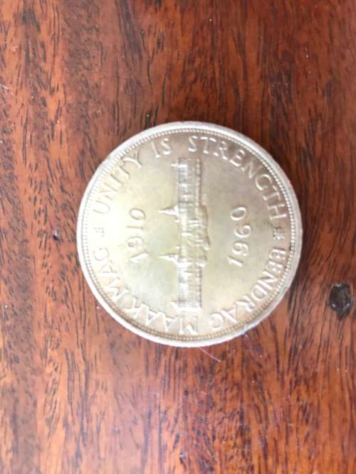 # 1960 SILVER FIVE SHILLING #