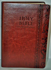 New King James Version - Italian Leather- Auburn