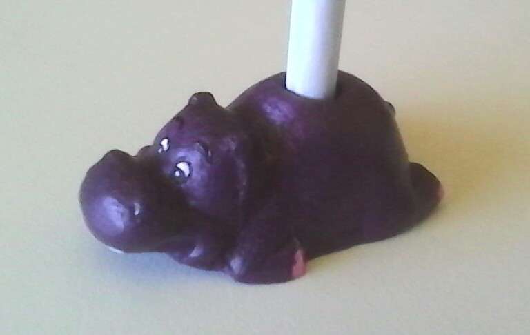 Cute Hippo - Cigarette Snuffer / Pen Holder