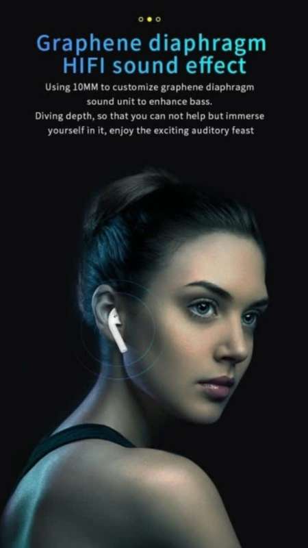 i12 Wireless Earphones. Compatible With Android, iOS, Windows and Mac OS. Bluetooth 5.0 i12 Wireless