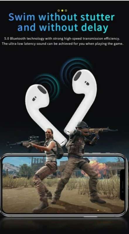 i12 Wireless Earphones. Compatible With Android, iOS, Windows and Mac OS. Bluetooth 5.0 i12 Wireless