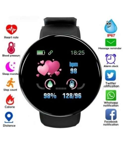 New 2022* Fitness Bracelet 1.4` Heart Rate, Blood Pressure Monitor