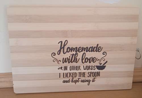 Bamboo Engraved Cutting Board