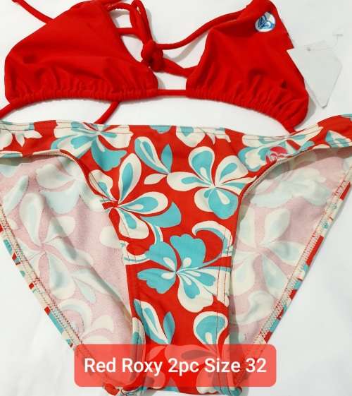 ROXY - Red 2pc Bikini - GET READY FOR SUMMER (Size 32)