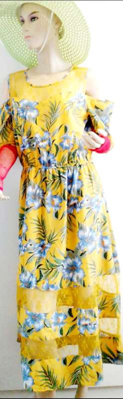 Ladies Printed Dress (L-XL)