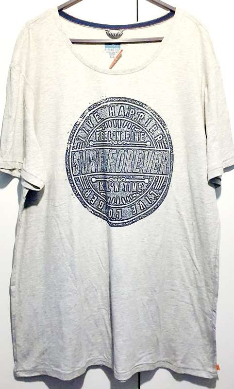 Surfing Print T Shirt (Size XXXL)