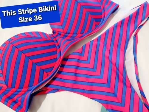ORIGINAL Ripcurl This Stripe Bikini 2 pc (Size 36)