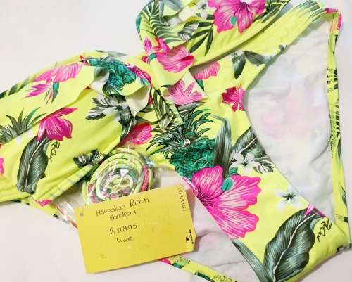 ORIGINAL Ripcurl Hawaaiian Punch Bandeau 2 pc Bikini Set (Size 36)