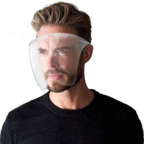 Anti Fog Full Face Shield Mask with glasses and eye shield