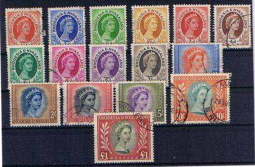 Rhodesia and Nyasaland - QEII - 1954 - SACC 1-15