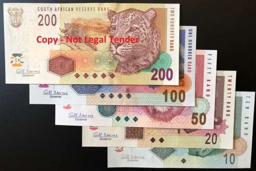 Same Serial Number AA 909 - Gill Marcus Set of Banknotes