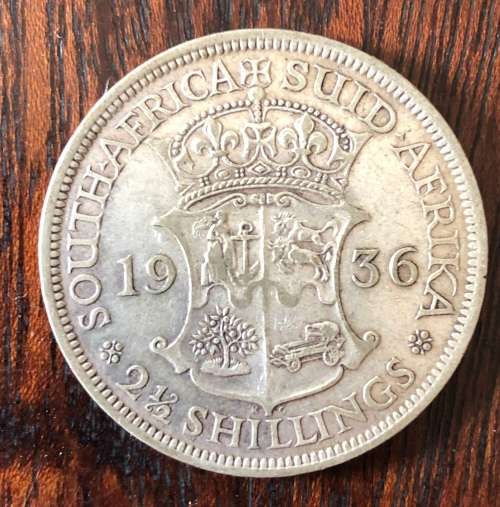 1936 SA Union 2-5 shilling