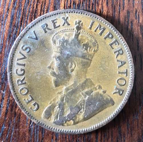 1927 SA Union 1 Penny
