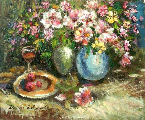 Original Oil painting on canvas 20x25cm : by Daixe Edwards