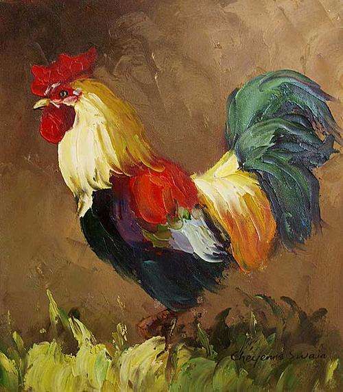 Original Oil painting on canvas 20x25cm : by Cheyenne Swain