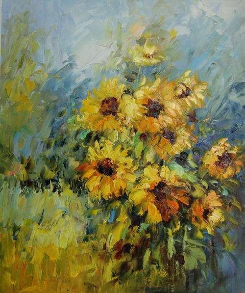 Original Oil painting on canvas 50x60cm : by Joan Watt