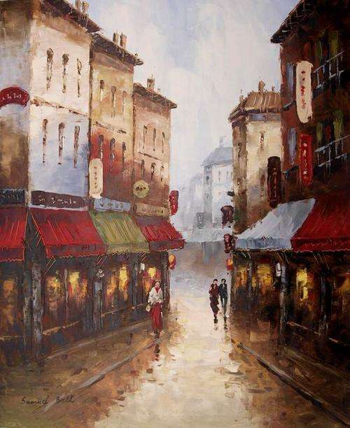 Original Oil painting on canvas 50x60cm by Samuel Bell