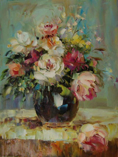 Original Oil painting on canvas 30x40cm : by Joan Watt