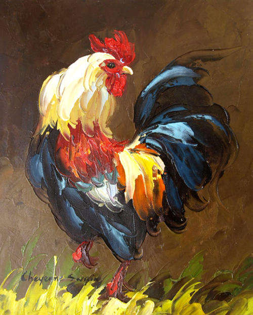 Original Oil painting on canvas 20x25cm : by Cheyenne Swain